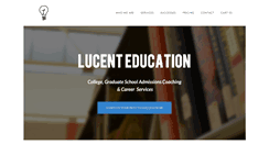 Desktop Screenshot of lucenteducation.com
