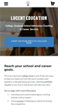 Mobile Screenshot of lucenteducation.com